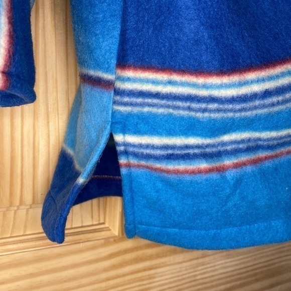 VINTAGE Out Brook Western Stripe Print Fleece Button-up Size Large - Picture 9 of 16